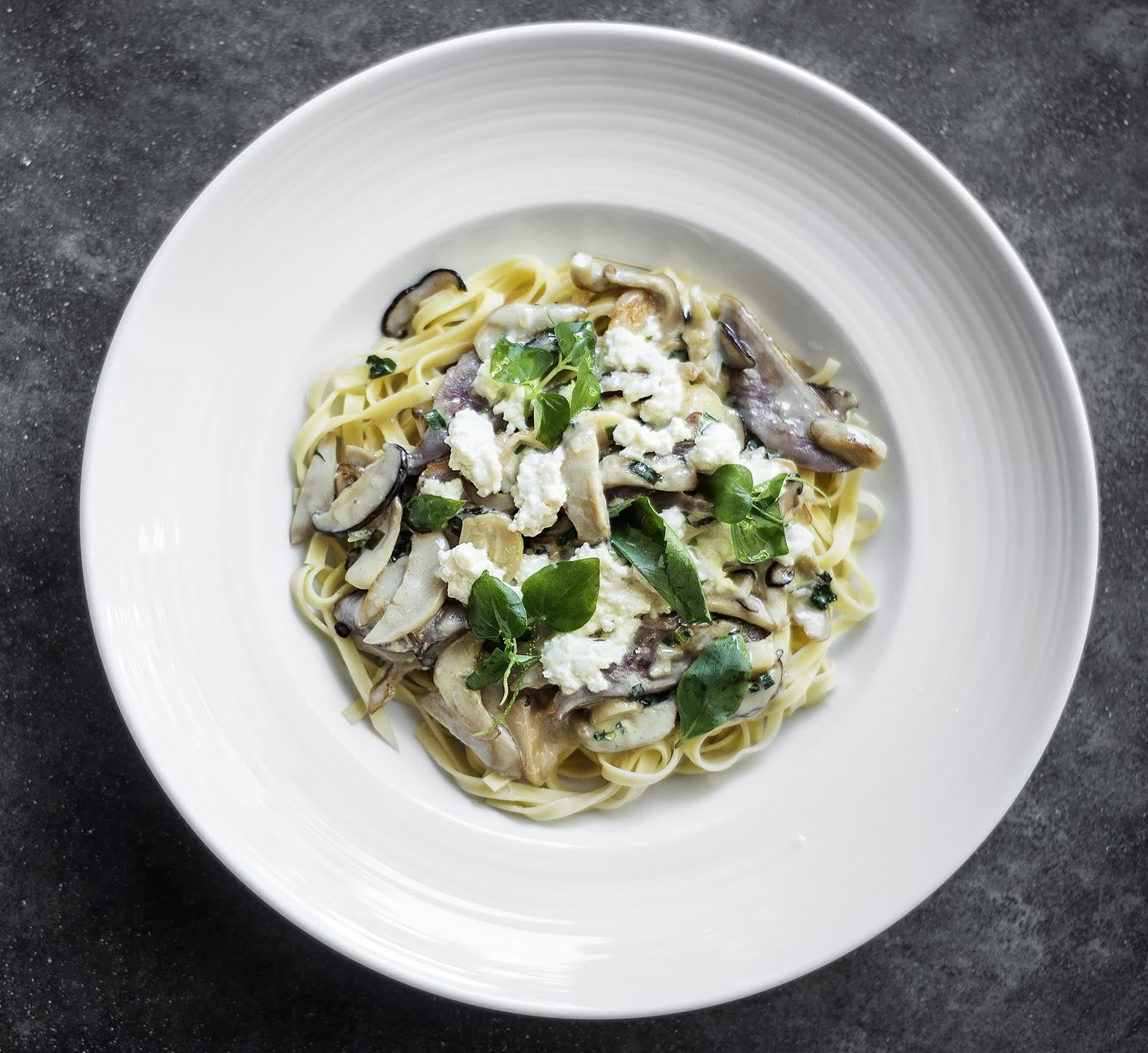 Tagliatelle mit Pilzen